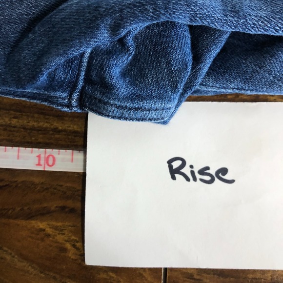 AYR Womens The Pop Jeans Size 29 Short Blue Wash Straight Leg Raw Hem - Picture 12 of 15